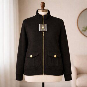 Antthony Originals Black Zip Jacket Size M